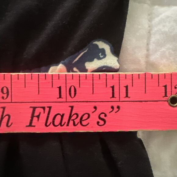 MODCLOTH Dress Womens XS Black Bird Dog Print Fit Flare Party Jersey Stretch - Picture 8 of 10